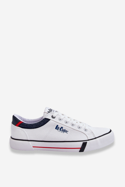 Trampki Męskie Białe Lee Cooper LCW-23-31-1835M