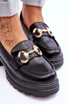 Women's Leather Slip-On Loafers Black Albie