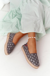 Espadrilles On A Braided Platform Big Star AA274680 Grey