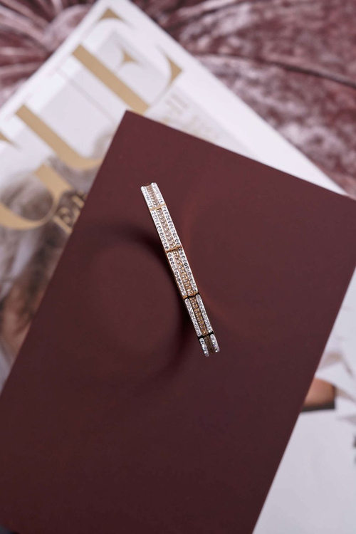 Women's Steel Bracelet With Zircons Gold Klar