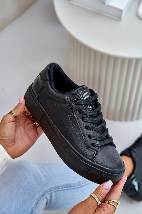 Warm Women's Platform Sneakers Big Star OO274A555 Black