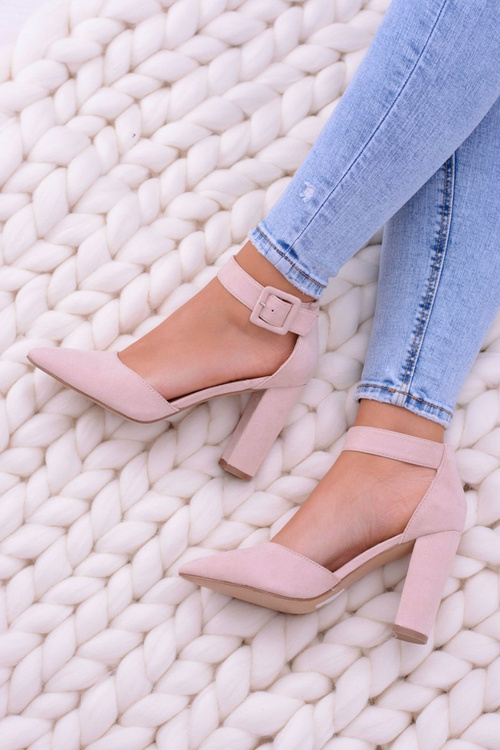 Women's Suede Stiletto pumps Beige Harinta