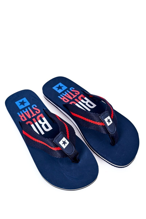 Men's Slippers Flip-Fops Big Star FF174478 Navy