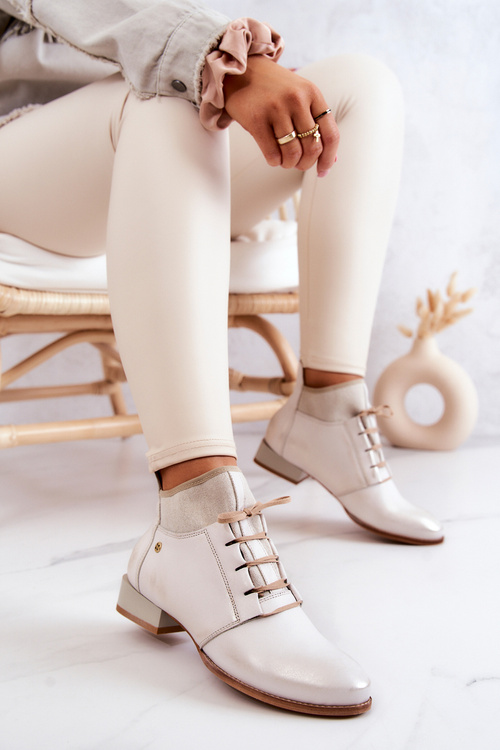 Women’s Boots Maciejka Leather Light beige 04744-22