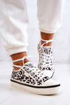 Trampki Damskie Pantera Białe Big Star JJ274615