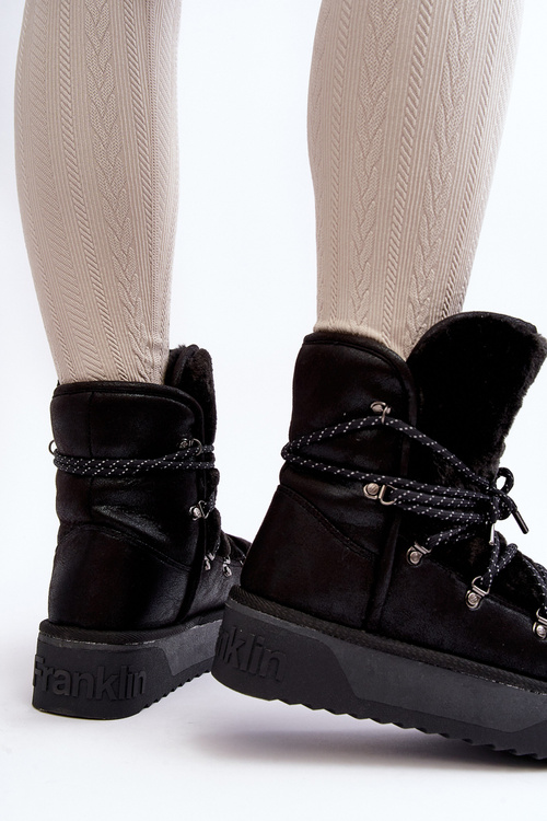 Waterproof Platform Vegan Snow Boots DFranklin DFSH371008 Black
