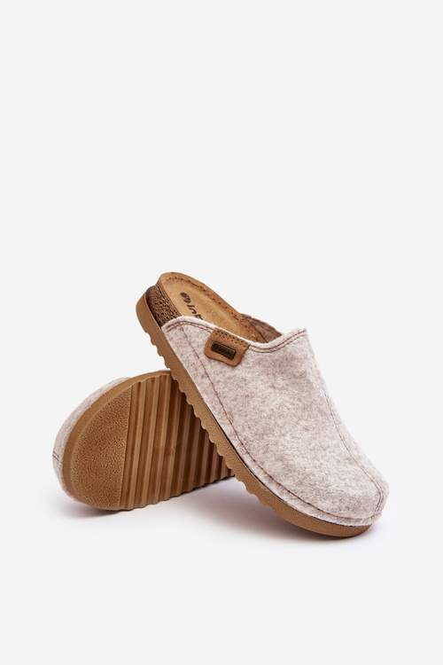 Obuwie Domowe Damskie Kapcie Jasnobeżowe Inblu DJ000010