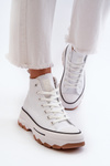 White Platform High Top Women's Sneakers Valvia