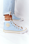 Women's High Sneakers Big Star HH274449 Blue