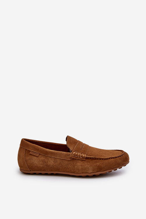 Men's Suede Moccasins Big Star NN174226 Camel