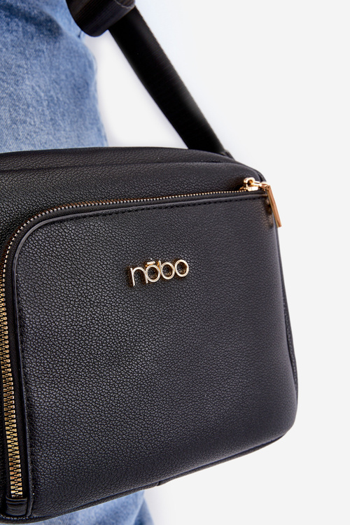 Crossbody Bag Made of Eco Leather NOBO BAGP990-K020 Black