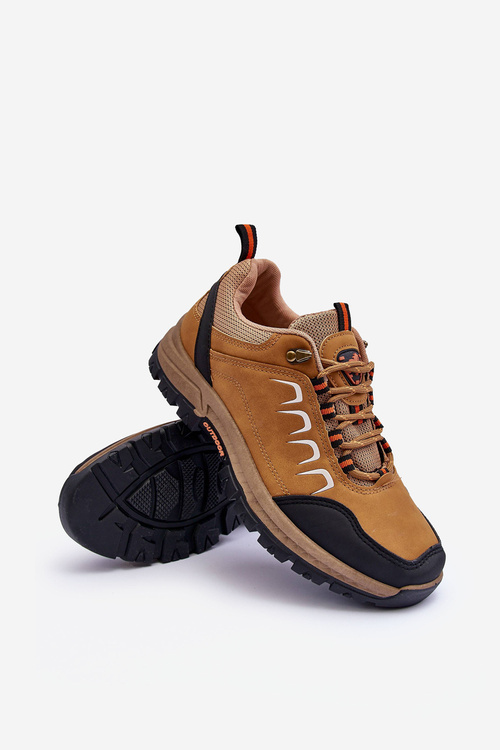 Buty Trekkingowe Niskie Męskie Brązowe Galas HBDW11