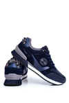 Men's Sport Shoes Sneakers Big Star Navy Blue GG174547