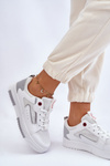 Women's Cross Jeans Low Sneakers LL2R4011C White