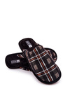 Men's Padded Grille Slippers Black Whisper