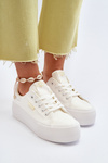 Women's Platform Sneakers Lee Cooper LCW-24-31-2179 White