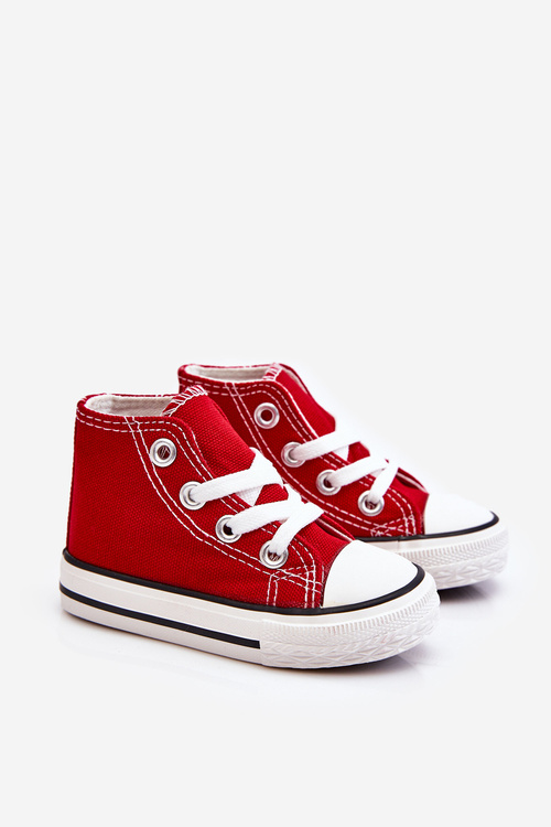 Children's High Sneakers Red Filemon