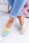 Wsuwane Damskie Espadryle Slip On Koronka Sarah