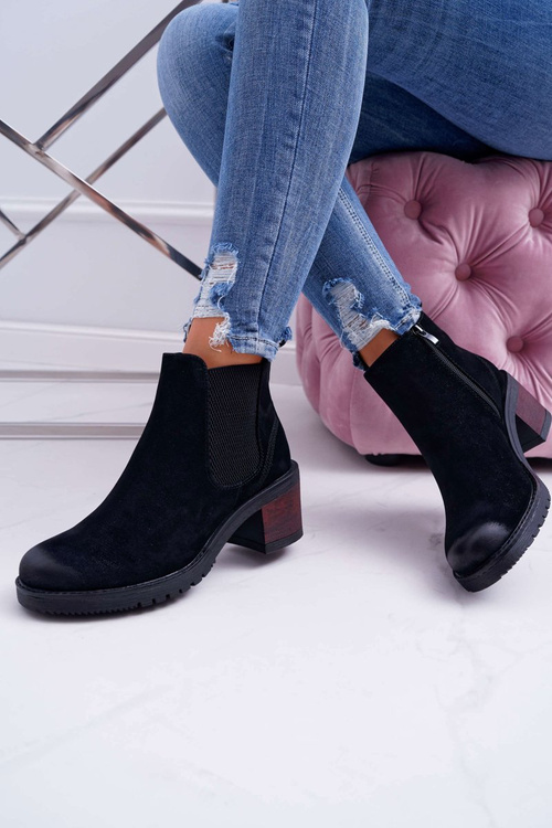 Women's Heeled Boots Sergio Leone Black BT702