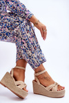 Women's Wedge Sandals Beige Kendall
