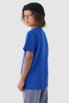 Boys Smooth Cotton T-shirt Blue 4F 4FJWMM00TTSHM1626-36S