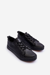 Kids' Leather Trainers Black Poliana