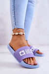 Women's Slippers Big Star JJ274A525 Violet-Blue