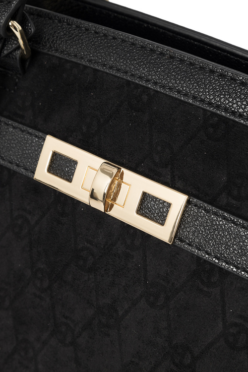 Large Classic Shoulder Bag Nobo R1710-C020 Black