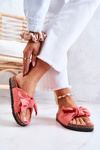 Cork Sole Flip Flops Coral Wendy
