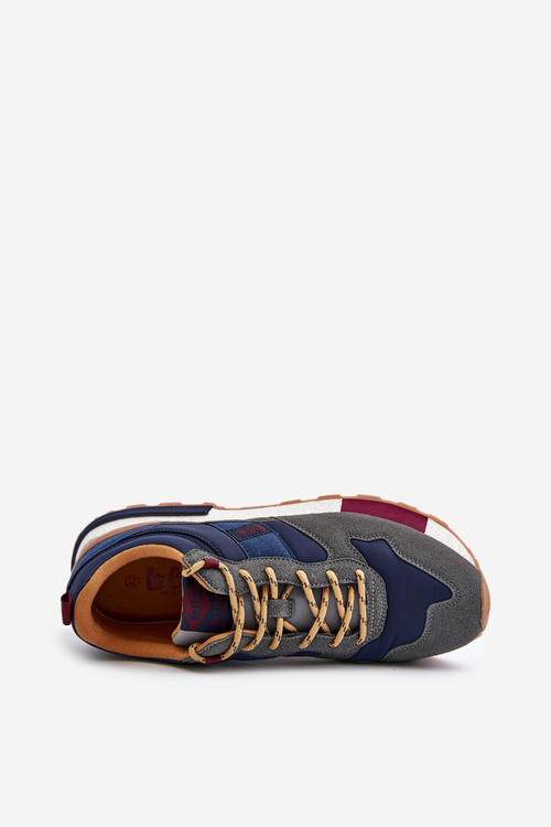 Męskie Sneakersy Ocieplane Szare Lee Cooper LCJ-24-03-3006