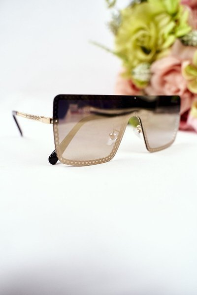 Women's Sunglasses Prius PRE-12 Gold Mirror Chain