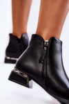 Women's Leather Warm Boots Black Laufey