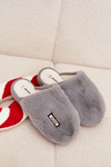 Furry Women's Slippers Gray Belinna