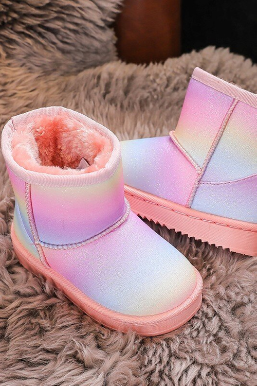 Children's Padded Snow Boots Multicolor Gooby