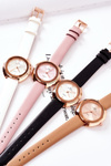 Watch On A Leather Strap Giorgio&Dario Pink