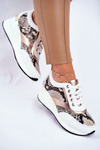 Leather Wedge Sneakers GOE GG2N3045 White