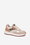 Women's Sports Shoes On Platform Zebra Beige Davinara