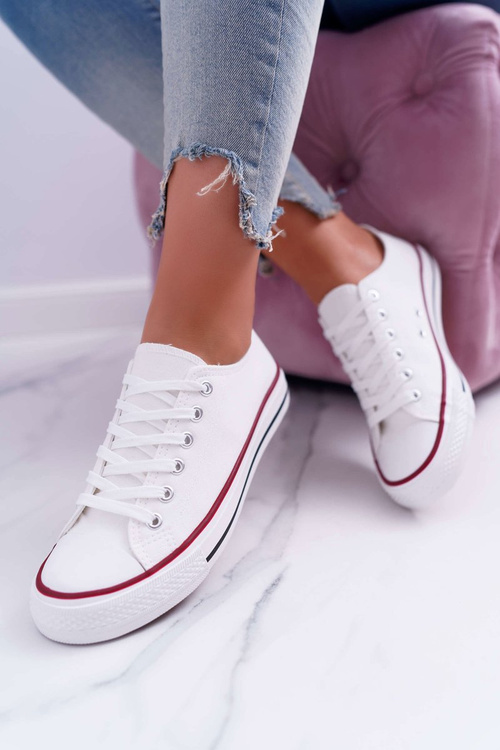 Women's Sneakers Low Fabric White FreeTime