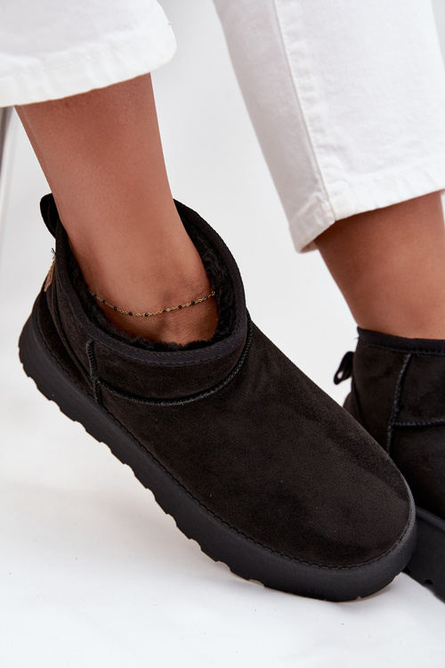 Women's Snow Boots on Platform Black Celyra