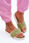 Women's Sport Slippers Green Sunrise