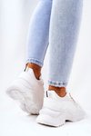 Sports Platform Shoes White Flynn