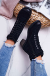 Women's Worker Boots Sergio Leone Black BT705