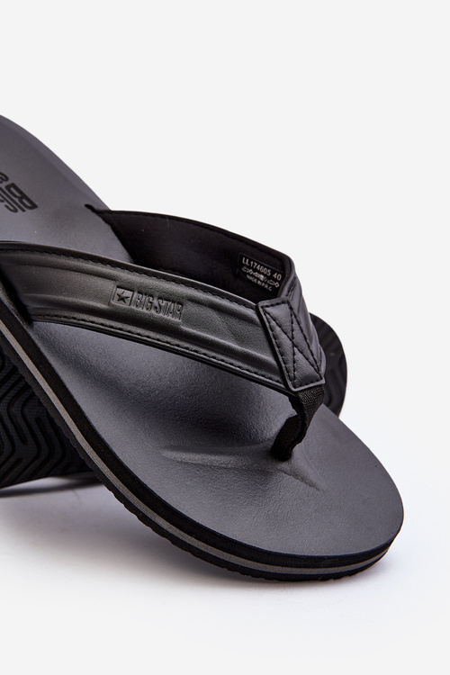 Japonki Męskie Czarne Big Star LL174605