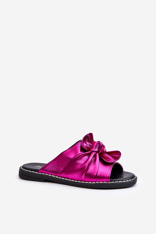 Women's Flat Sandals with Cutouts Fuchsia Fiviama
