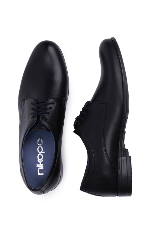 Men's Casual Leather Half Boots Nikopol Black 1738