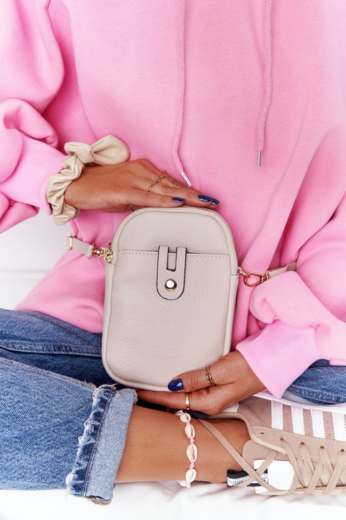 Small Women's Waist Sachet Cross Bag Amsterdam Beige