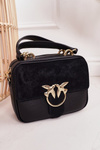Leather Trunk Handbag VERA PELLE Black