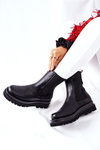 Women's High Chelsea Boots Black Belive