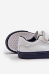 Children's sneakers with velcro white-navy Pennyn