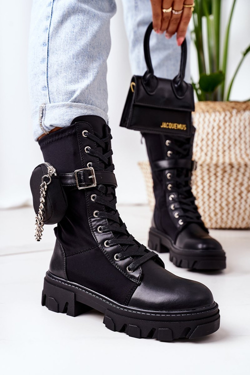 Ocieplane Workery Z Nerką Czarne Look At Me